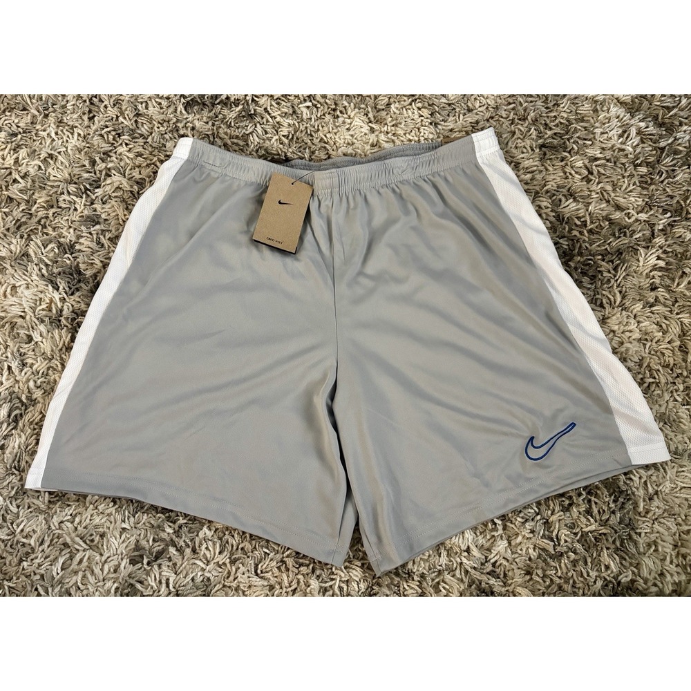 Nike, Dri-FIT Academy Soccer Shorts, Wolf Grey, Size: Mens XXL‎
